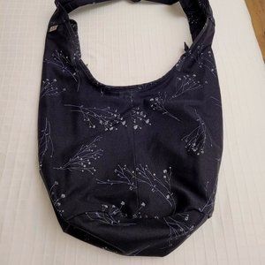 Large black tote bag.